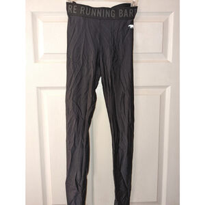 Running Bare Leggings Womens 4/6 Sports Compression USA Workout Black